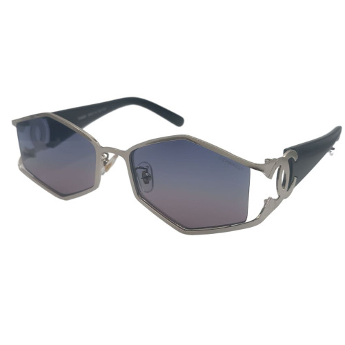 Женские солнцезащитные очки CH 7046 сталь серо-голубые