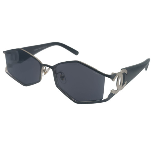 Женские солнцезащитные очки CH 7046 сталь- черные