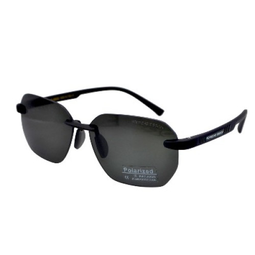 Мужской Polarized PD 25901P c2 черные зеленая-линза (неломайки)