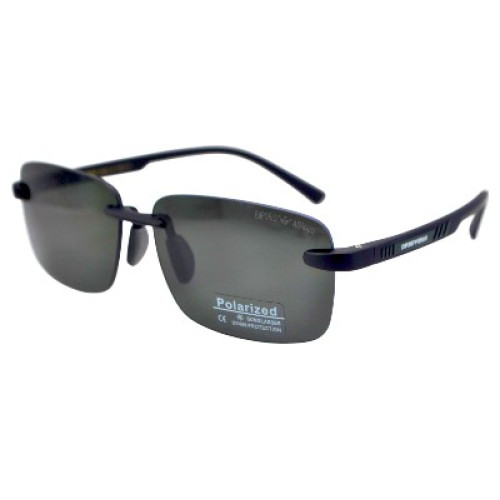 Мужской Polarized EA 25906P c2 черные зеленая-линза (неломайки)