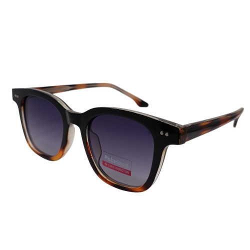 Женские поляризационные солнцезащитные очки 8807P с5 черно-коричневые