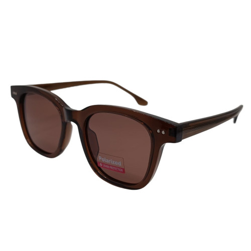 Женские поляризационные солнцезащитные очки 8807P с4 коричневые