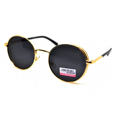 Солнцезащитные очки VAN REGAL 8029 золото-черные